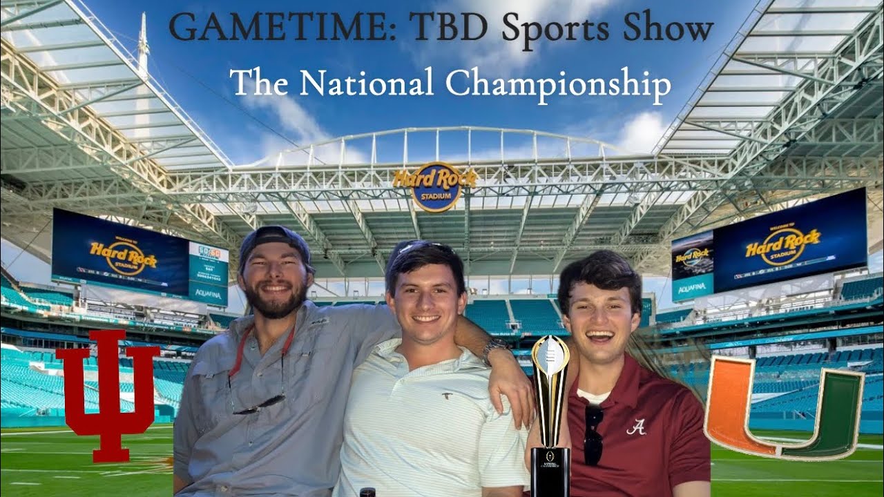 MIAMI VS INDIANA. Bryant thinks the National Championship spread is WAY OFF!? See our predictions!