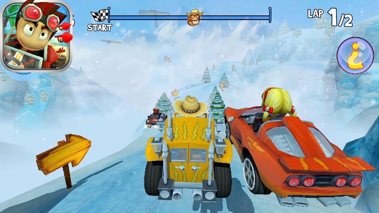 Grim Rod Vehicle 500 HP championship 2021 Game Play | Beach Buggy Racing 2014 PC