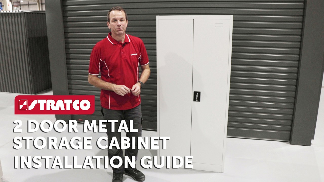 Stratco | How To Assemble the 2 Door Metal Storage Unit 2025