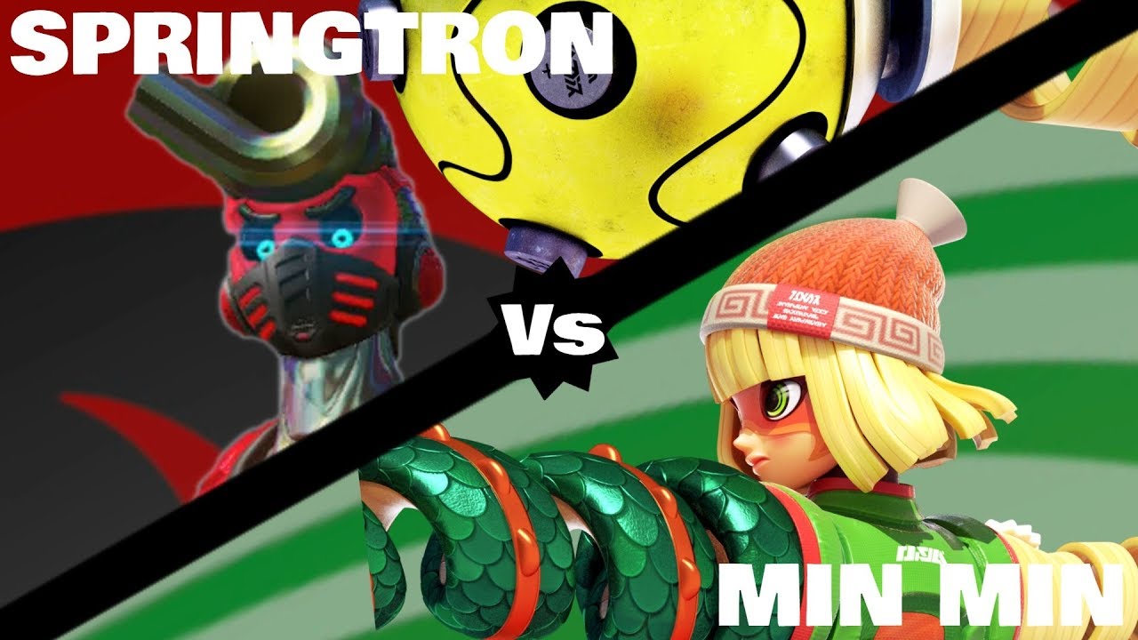 Springtron Vs Min Min Special ARMS Match!