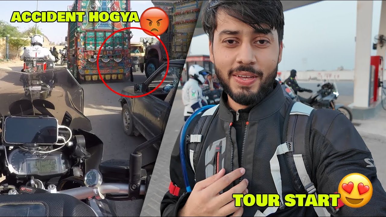 Tour start hogya 😍 Karachi to Azad Jammu and Kashmir on Bike Bmwr1200gs😍