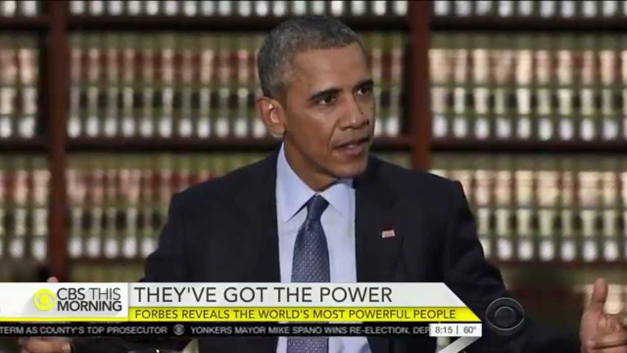 Obama third in Forbes 'Most Powerful' list, first time sitting U.S. president drops out of top 2