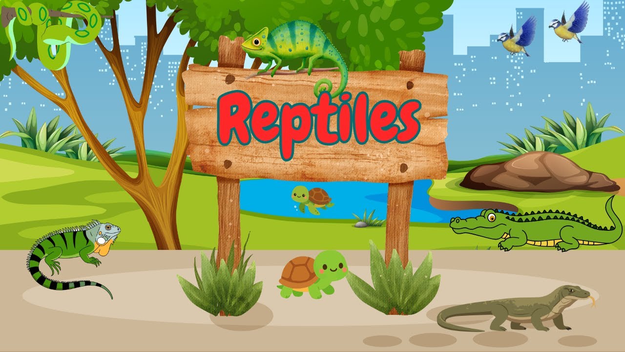 Reptiles for Kids 🐍 | Learn Reptile Names with Fun Facts | The Curious Caterpiller