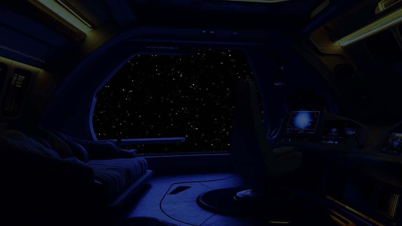 Working in space | Fly in Peaceful Space | Soothing Smooth Deep Rumble Space Sounds | 10 hours