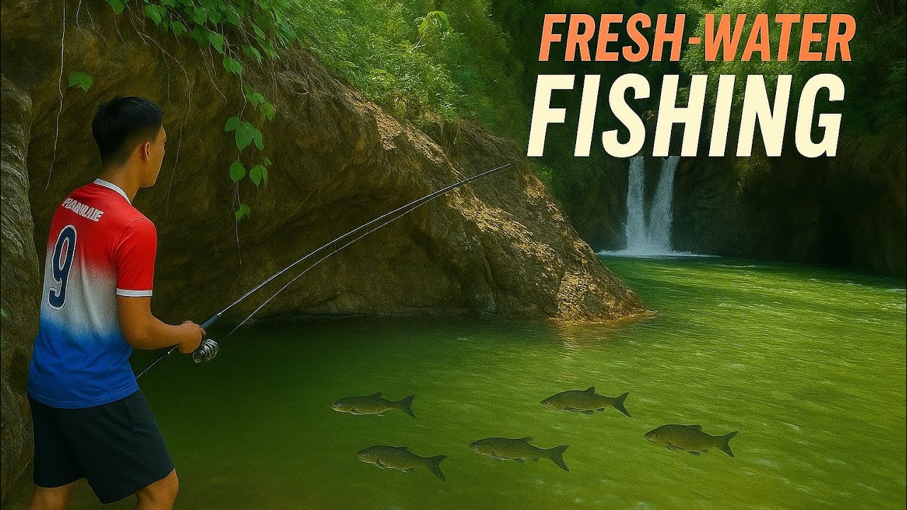 ငါးသွားမျှားမယ်🎣!ငါးမရရင်ရေချိုးပြန်မယ်😹