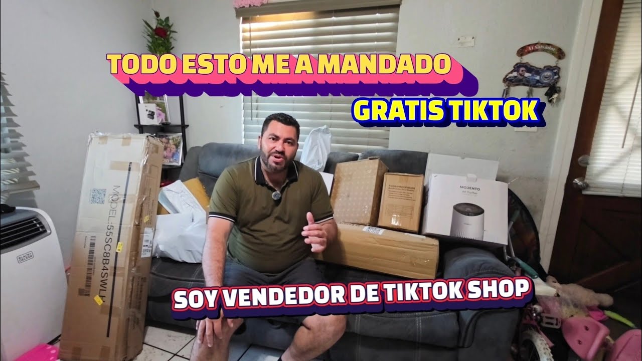 Soy Vendedor de TikTok Shop todo esto me an mandado Gratis🫡🫡🫡