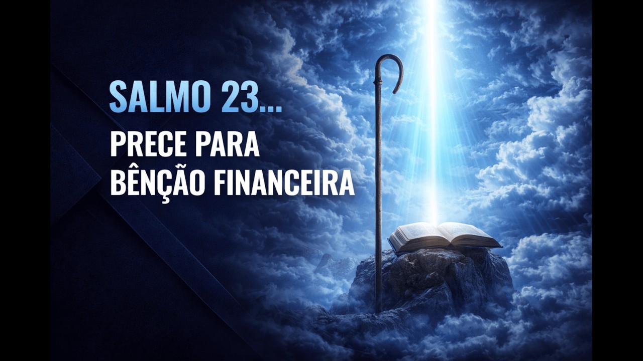 💰 1 HORA COM O SALMO 23  - PRECISA DE UMA BÊNÇÃO FINANCEIRA HOJE?