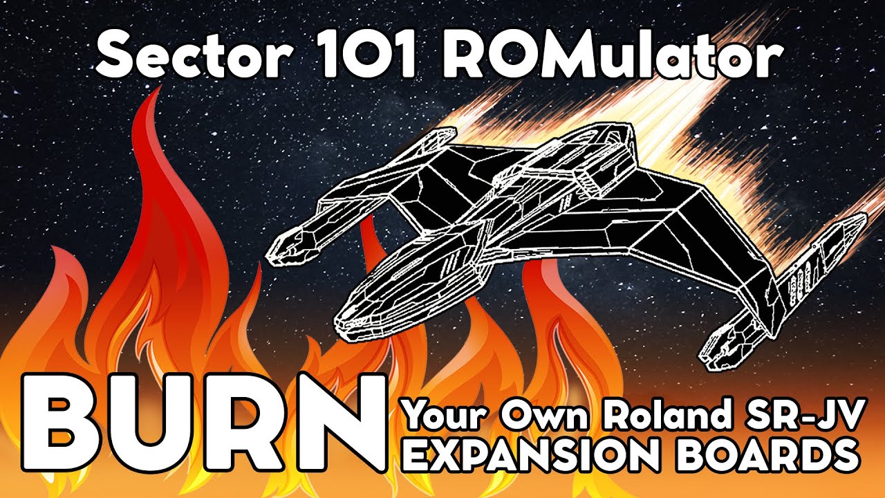 Sector 101 SR-JV ROMulator - Part 2: Burn Your Own Expansion Board