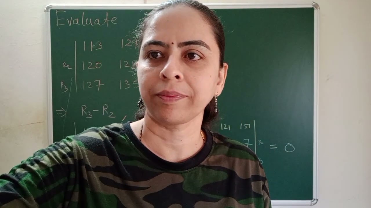 Examples determinants