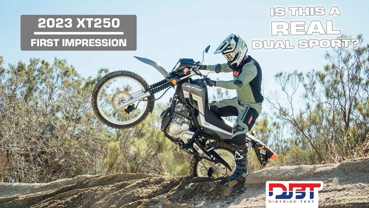 Is The Yamaha XT250 A Real Dual Sport Bike? 2022 Yamaha XT250 Riding Impression
