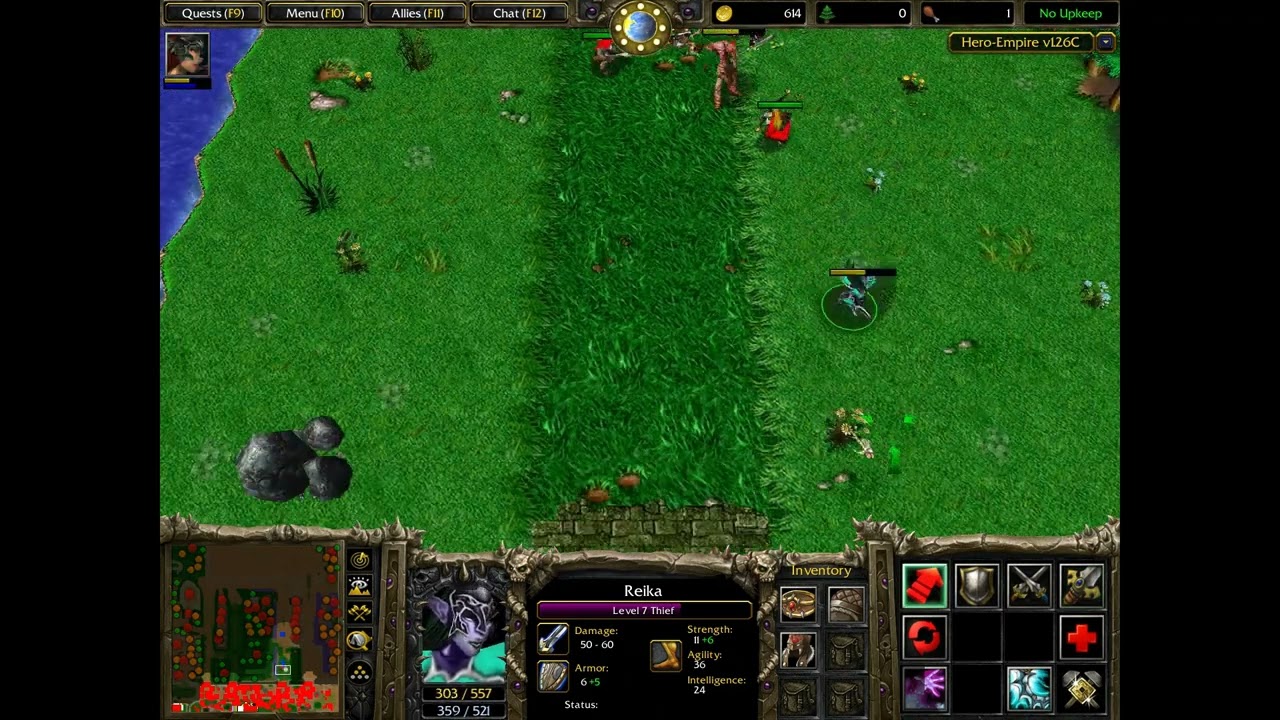 Hero of The Empire 1.26c - Thief - Solo