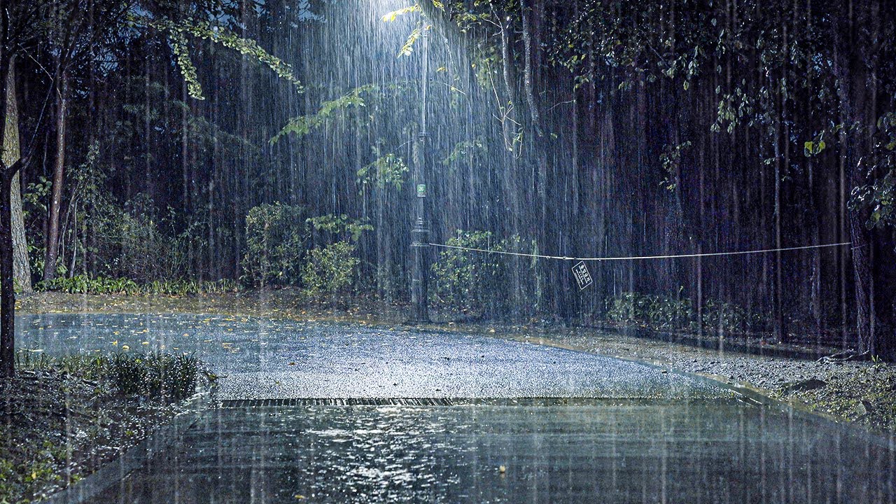 Deep Sleep All Night | Heavy Rain Sounds to Sleep Like a Stone | Tinnitus & Insomnia Relief
