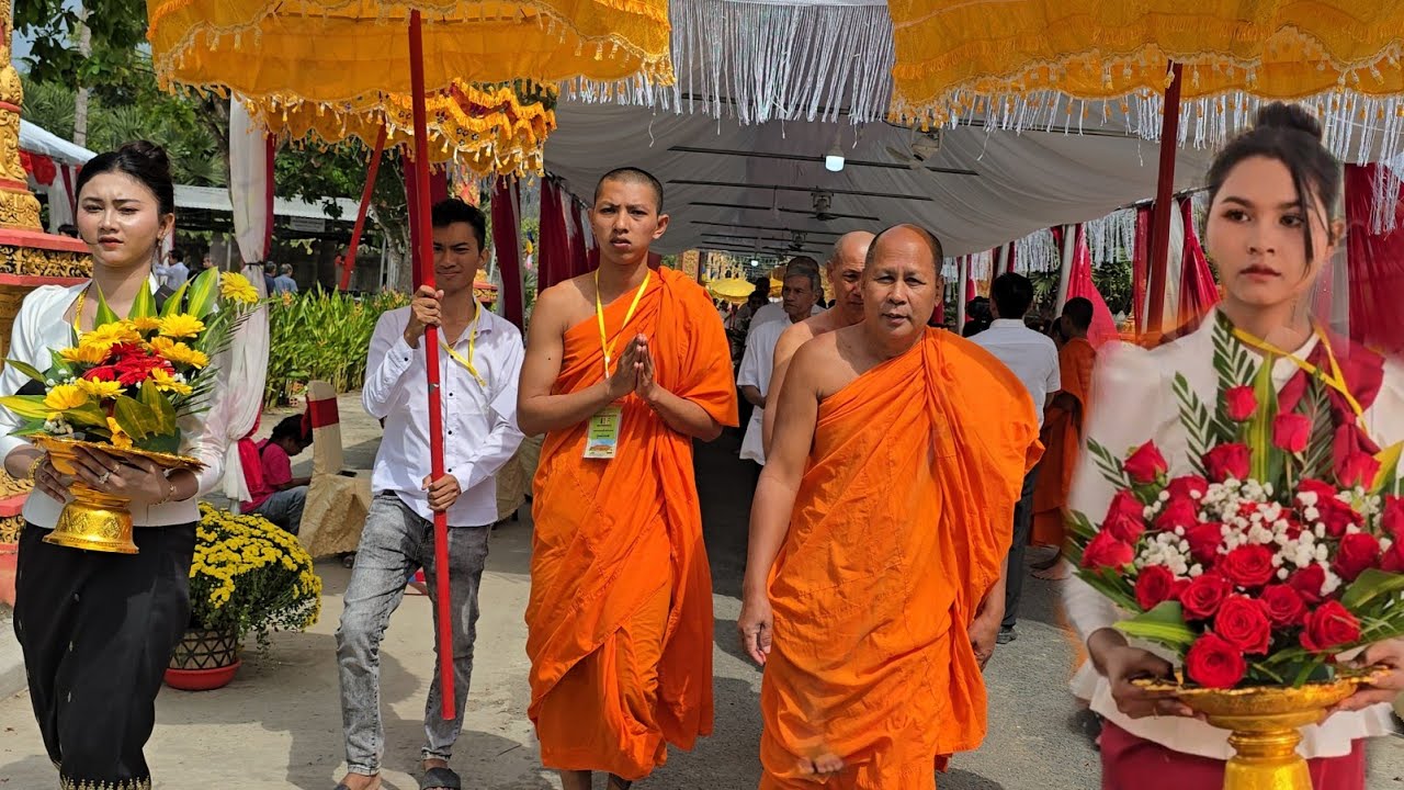 Chùa mêrong chas Vĩnh Long (trà vinh cũ)lễ khánh thành trường Phật học pali và lễ húy kỵ/STtv 