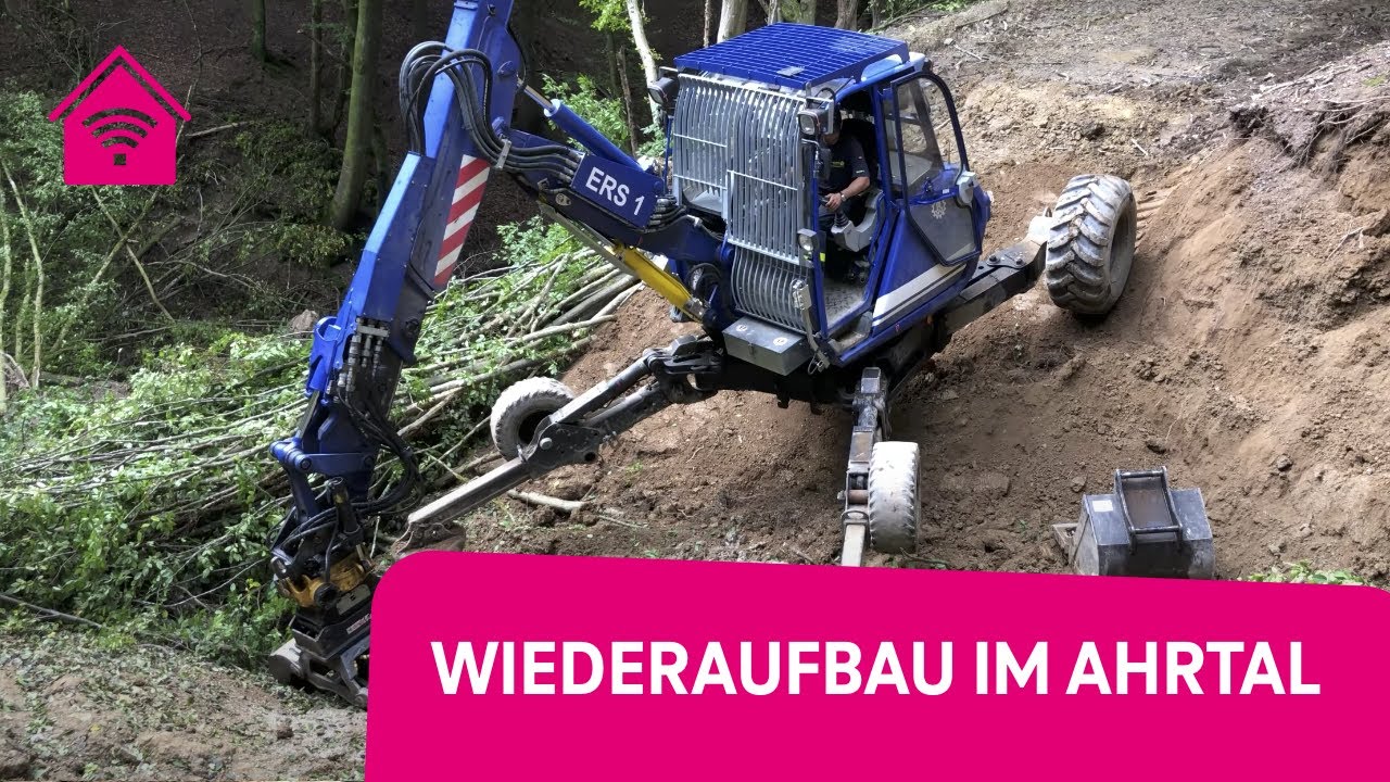 Flutkatastrophe im Ahrtal: Aufbau eines Provisoriums