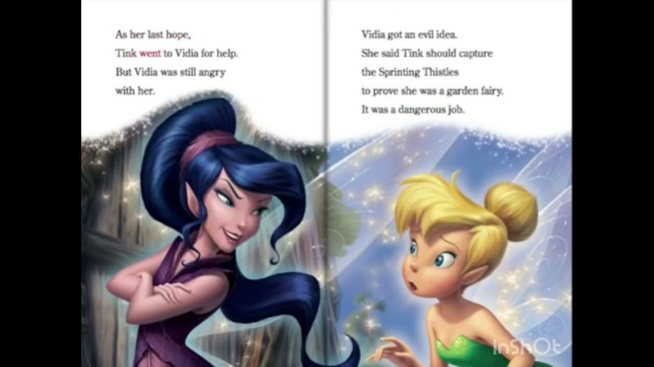 Tinkerbell Disney Pixar movie Read -Along Aloud stories #tinkerbell