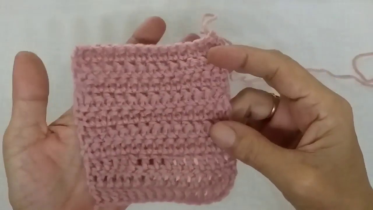 Ponto alto entrelaçado em crochê !!