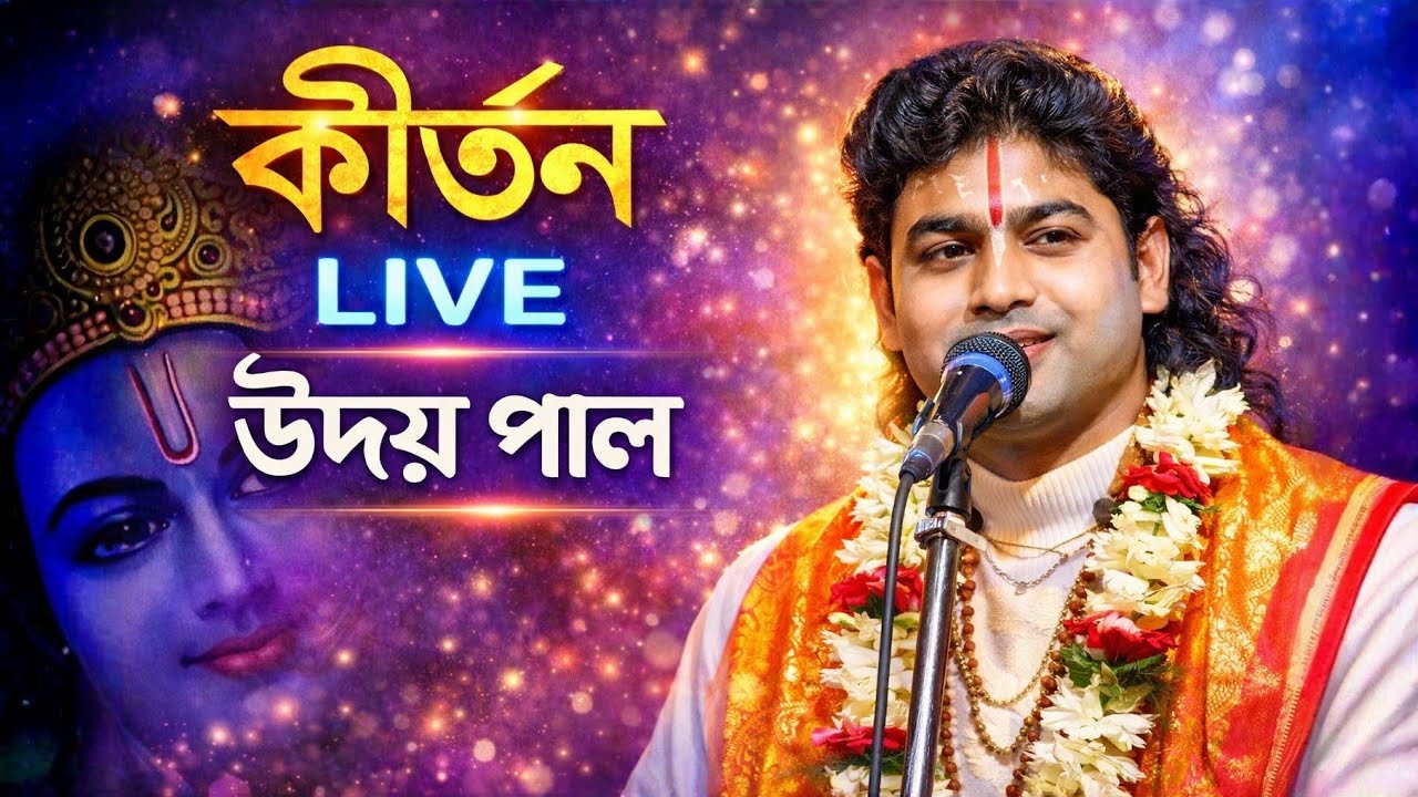 সরাসরি হরিনাম সংকীর্তন লাইভ | কীর্তনীয়া উদয় পাল
