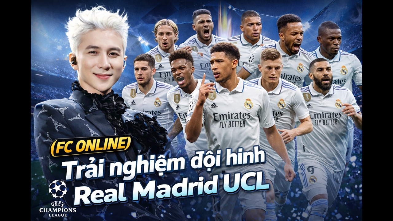 (FC ONLINE) Trải nghiệm đội hình Real Marid 25UCL Trận 2