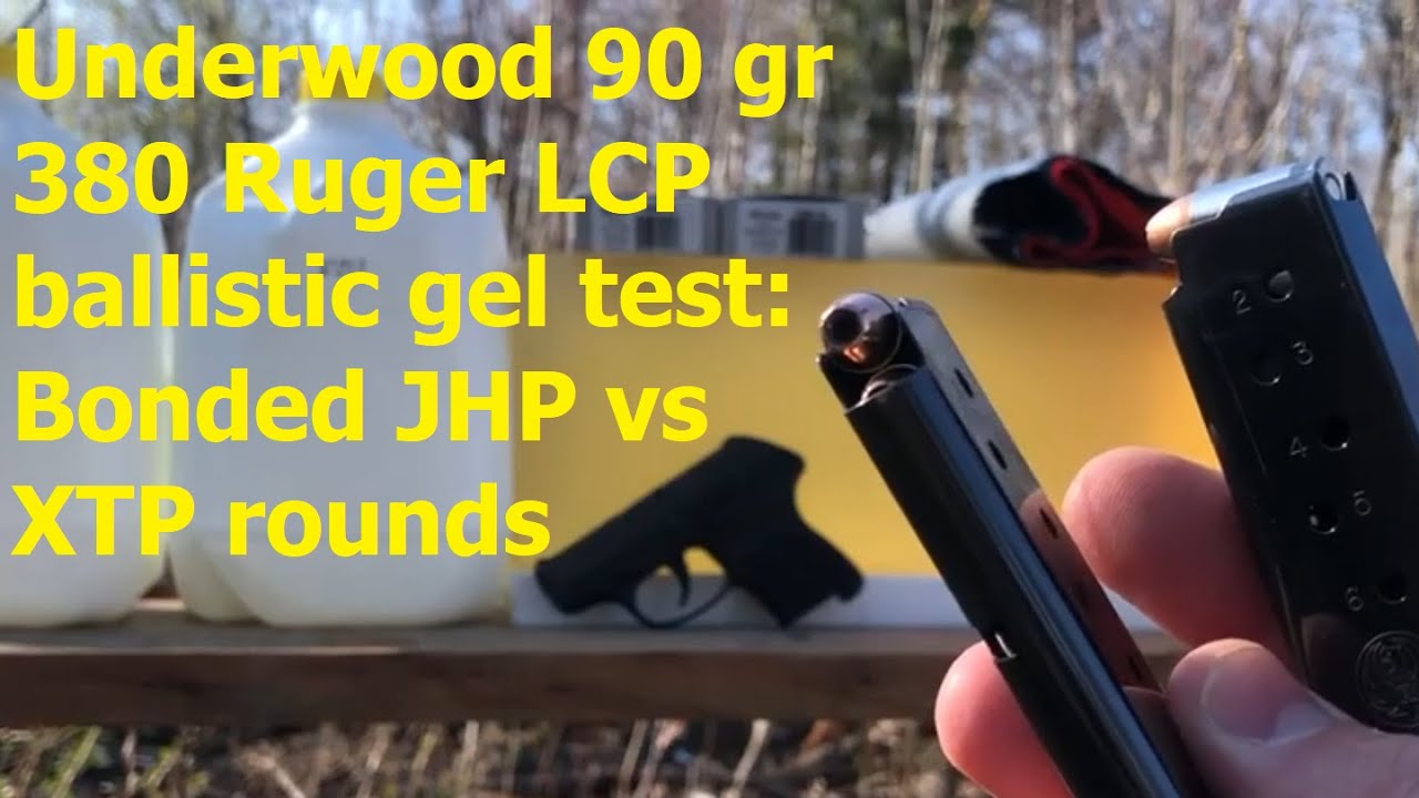 Underwood против Underwood 90 grain 380 ACP: Тест стрельбы пулями Bonded JHP против XTP Denim и B...