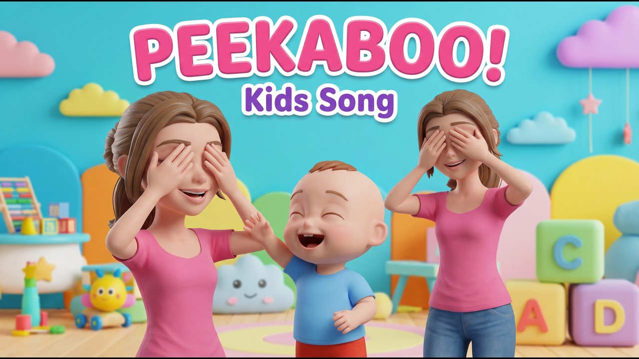 Peekaboo, I see you SONG | Nursery Rhymes Ozoo TV