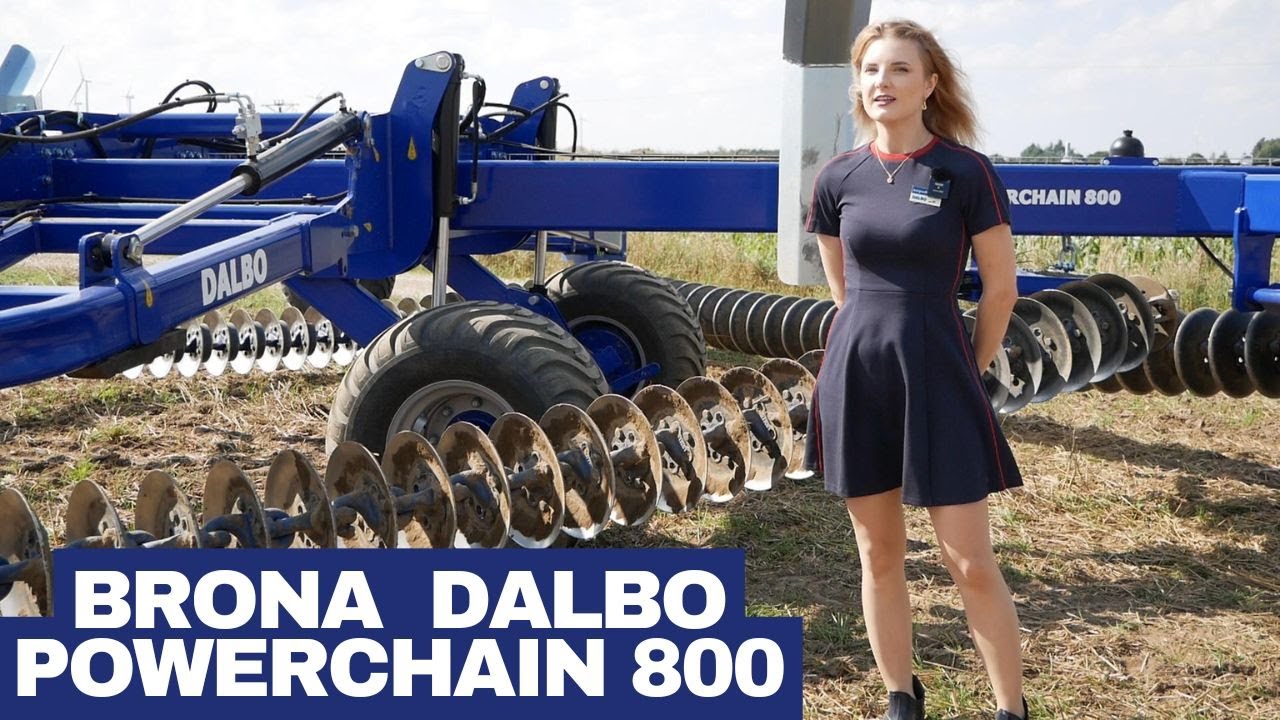 Pokaz brona talerzowa DALBO POWERCHAIN 800