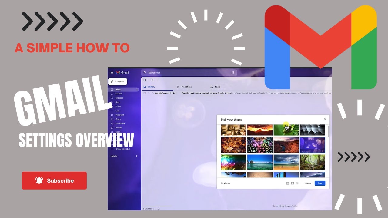 Quick Overview of Gmail Settings - Customize it to work for YOU!