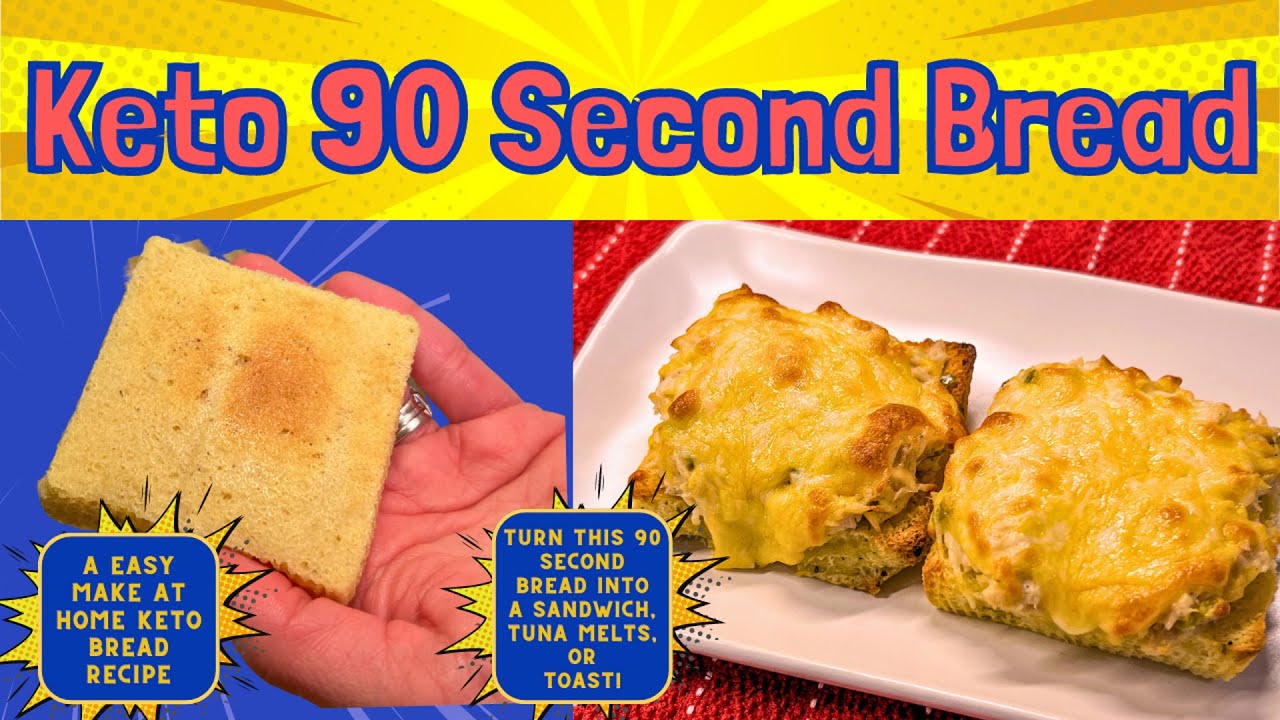 90 Second Bread Recipe | Perfect for Sandwiches, Toast, and More