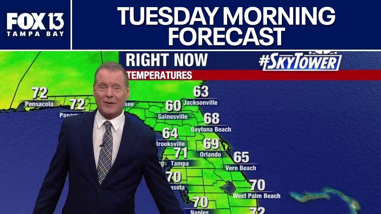 Tampa weather | Tuesday morning forecast