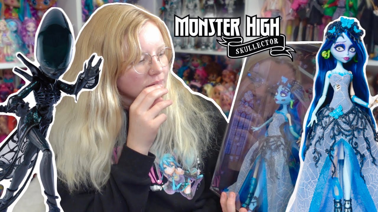 Mattel использует искусственный интеллект? Распаковка куклы Alien Monster High + Труп невесты