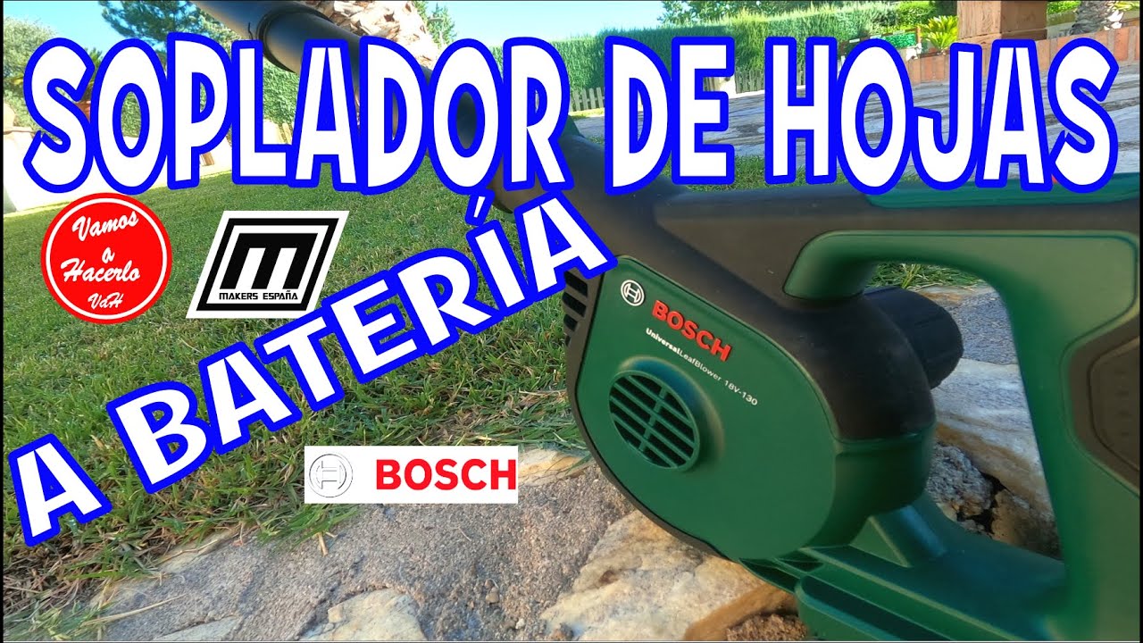 ♒ SOPLADOR DE HOJAS A BATERIA ♒