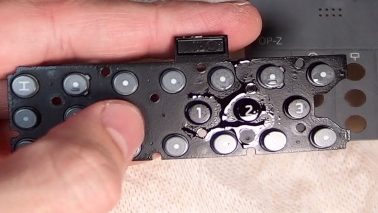OP-Z Repair /spray is pointless (EZAS/teenage engineering switch fixed