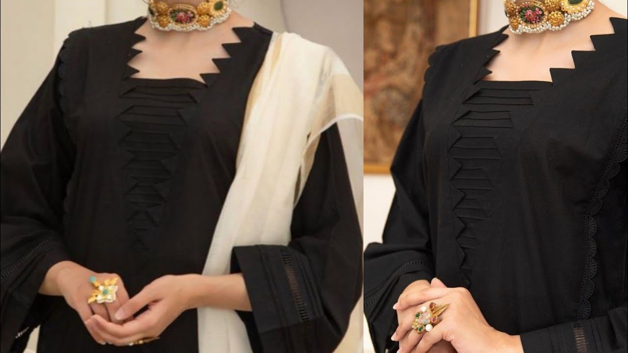 New and Creativ Kurti Neck Design / new neck design cutting and stitching @sajiddesigns