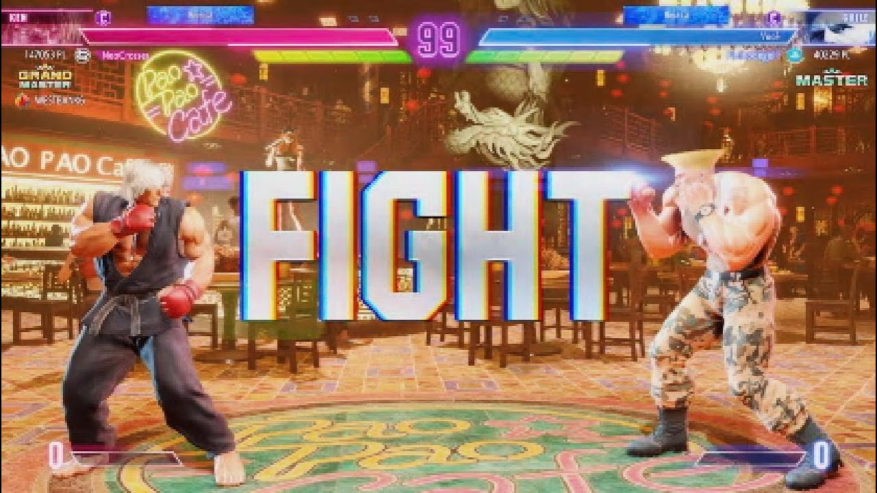 Guile VS Ken grande master