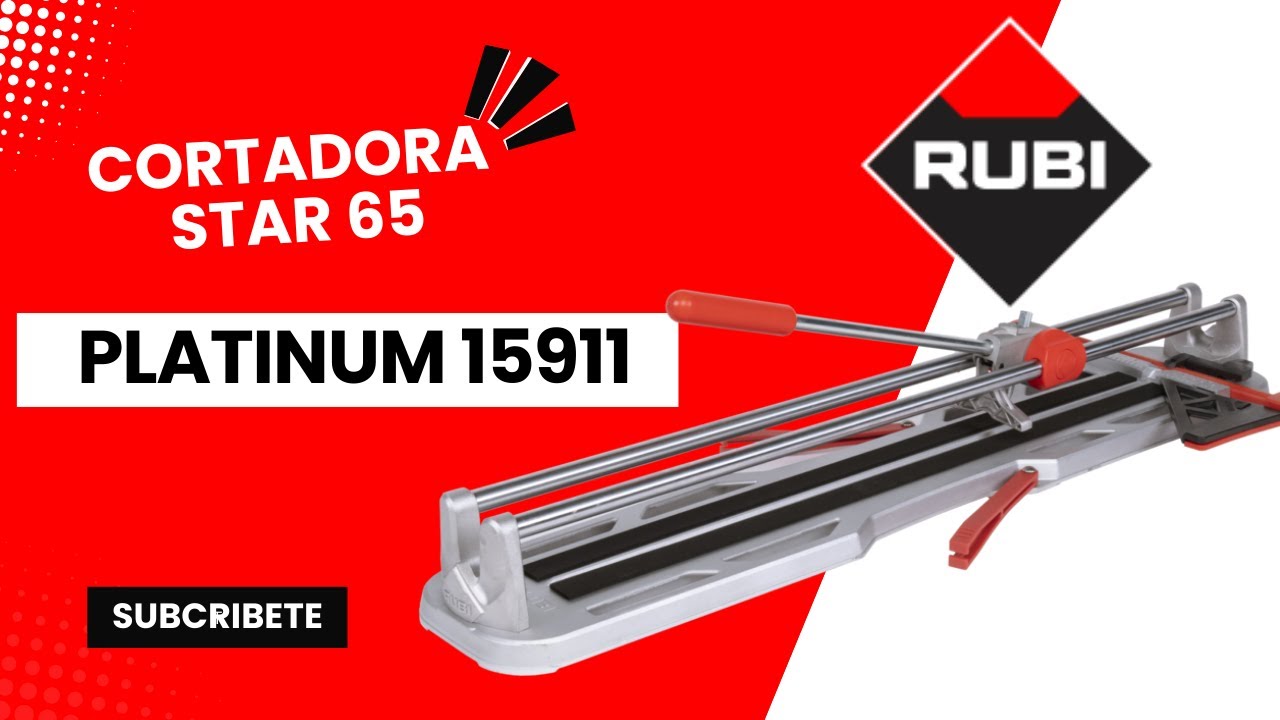 CORTADORA DE AZULEJO STAR 65 PLATINUM 15911 RUBI