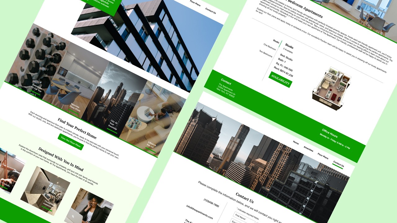 Becoming a Frontend Developer From Zero — Day 5 |  Apartment Multi-Page Website