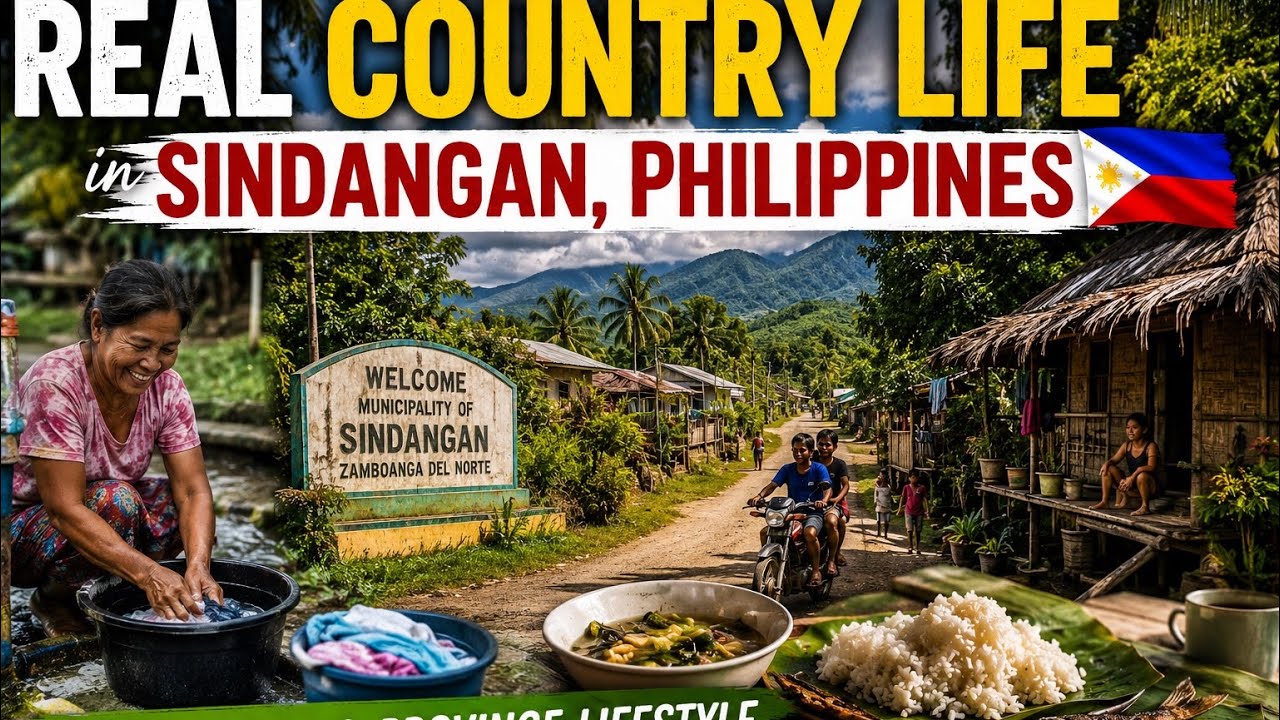 НАСТОЯЩАЯ деревенская жизнь в Синдангане, Филиппины 🇵🇭 | Простая жизнь и быт в провинции