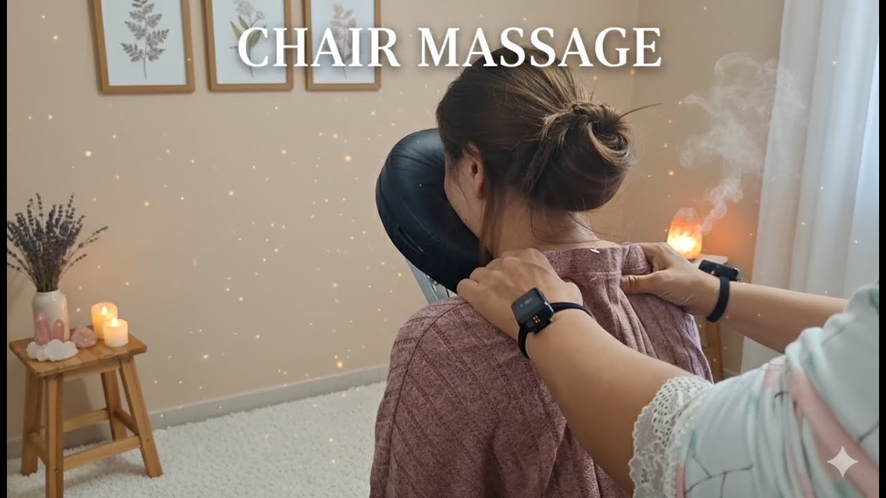 ASMR Therapy: Chair Massage at Home with Lady Anita (Moments of Peace)