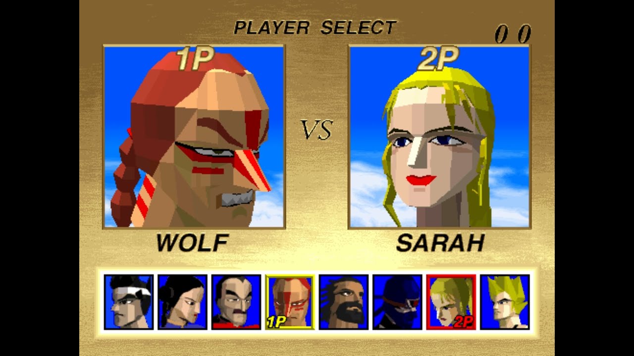 [Virtua Fighter] Wolf vs Sarah