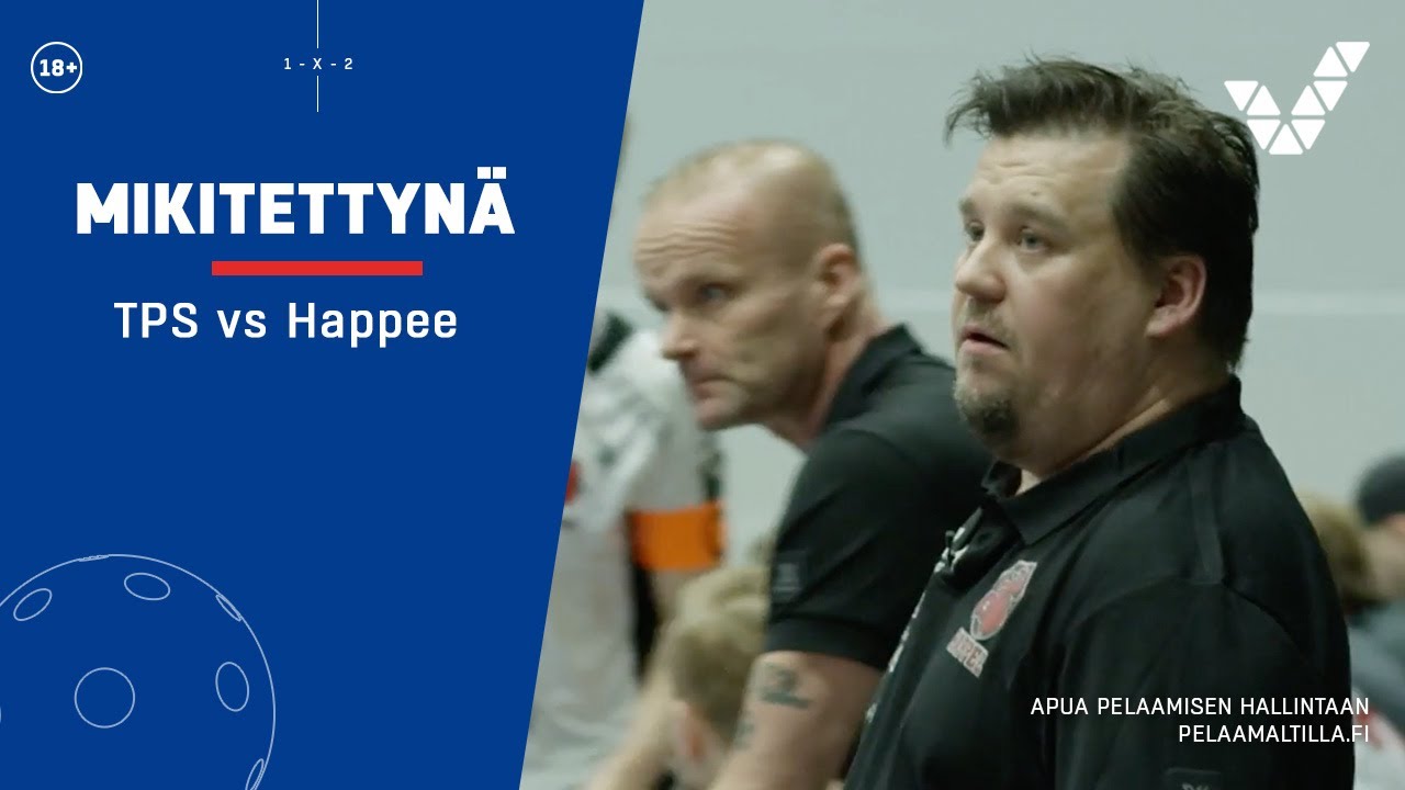 Mikitettynä: TPS Salibandyn Santeri Raatarila ja Happeen Tero - Veikkaus