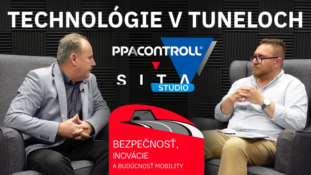 Bezpečnosť tunelov pod kontrolou moderných technológií – videorozhovor PPA CONTROLL v SITA STUDIO