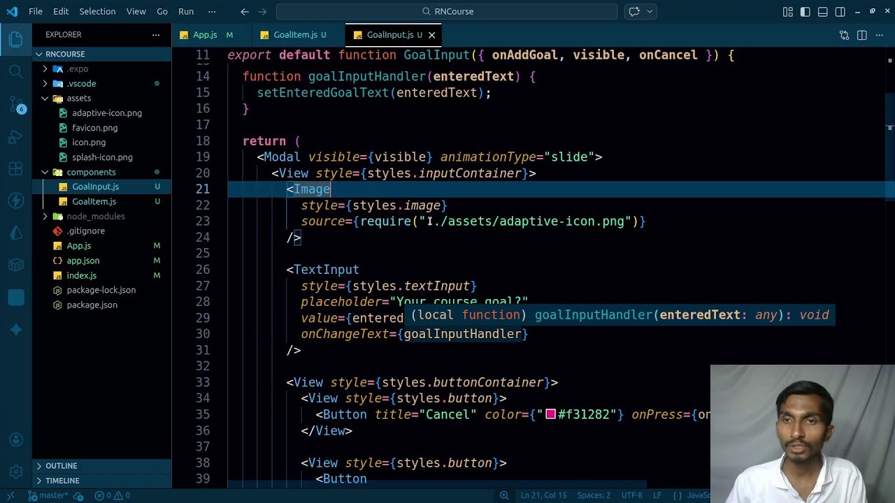Day - 123 | React Native - Learning App Development | Coding The Code