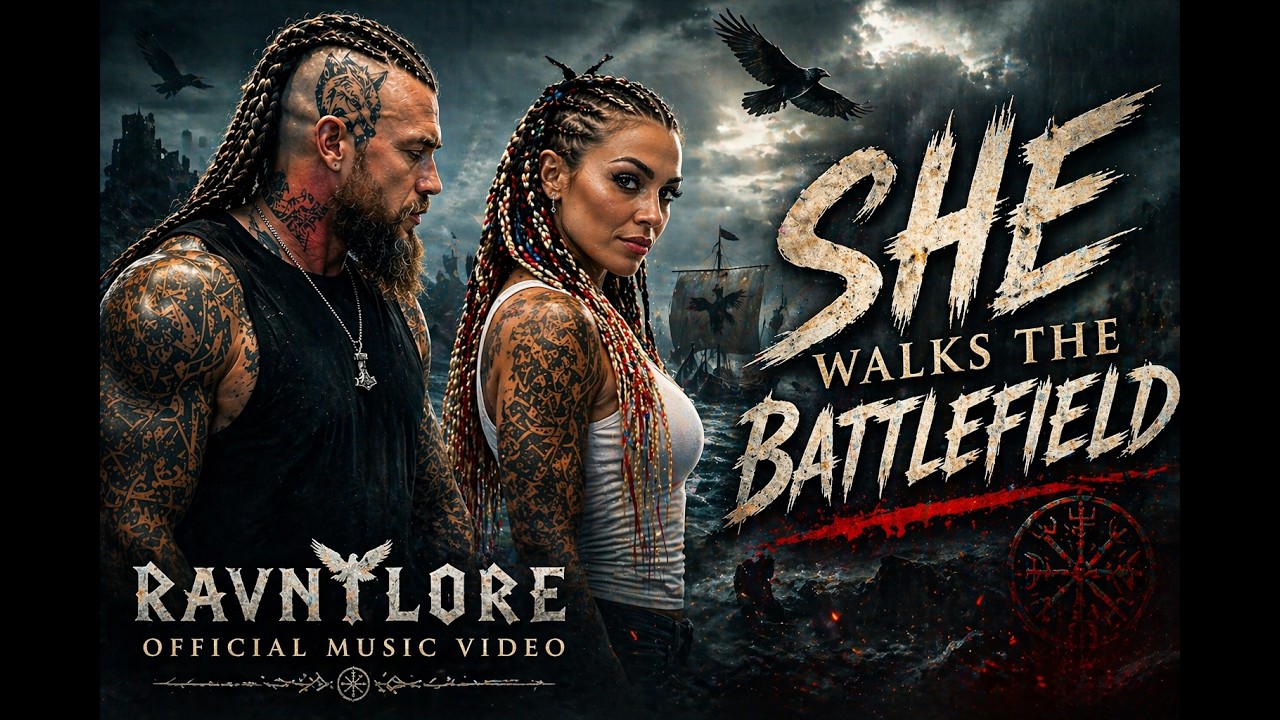 SHE WALKS THE BATTLEFIELD ⚔️🌊 | Ravnlore feat @Ravynna-oficial Official Music Video