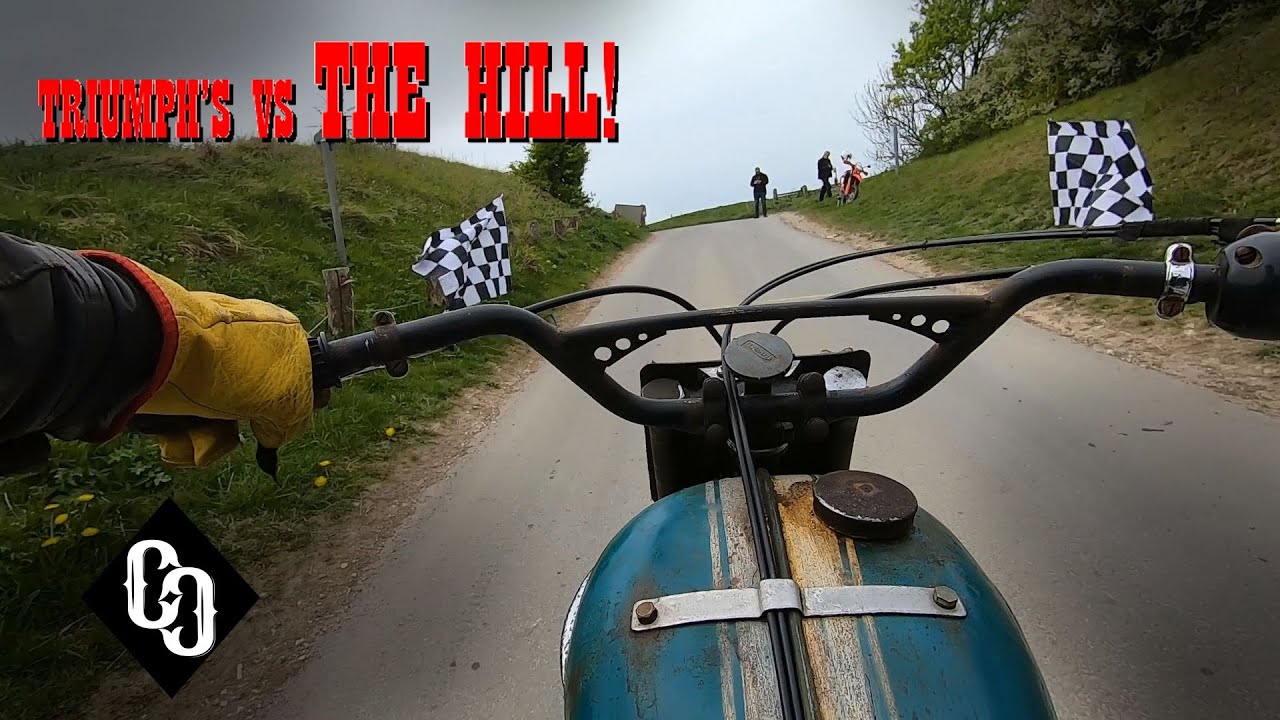 Triumph Hill Climb Madness With Brit Steel Classics!!