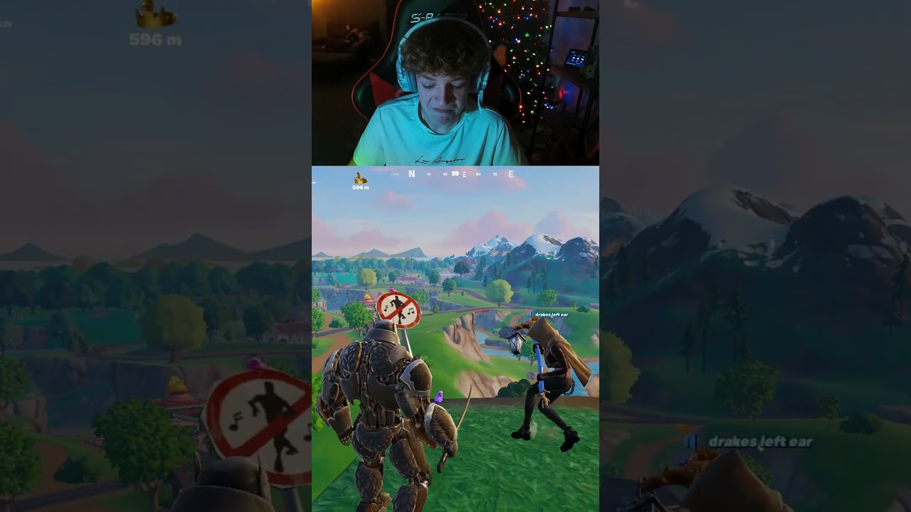 First genuine reaction of finding the no dance sign in fortnite