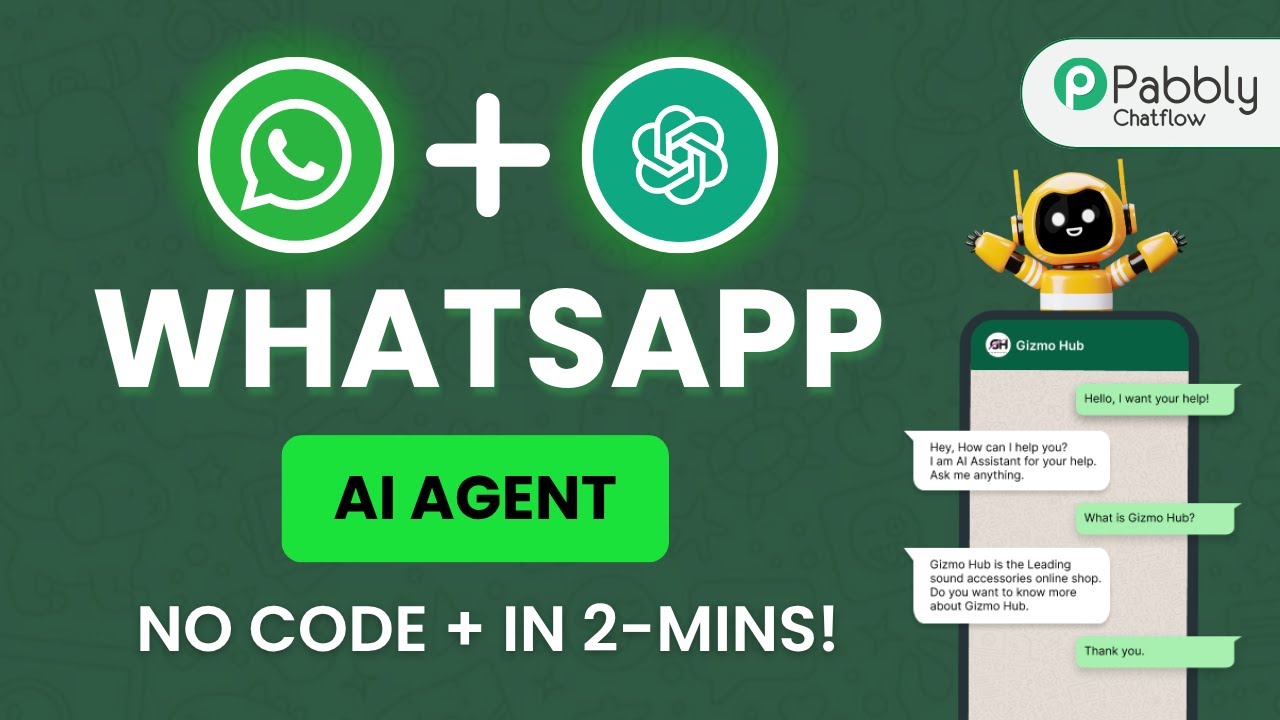 How to Create AI Agent for WhatsApp in Few Clicks