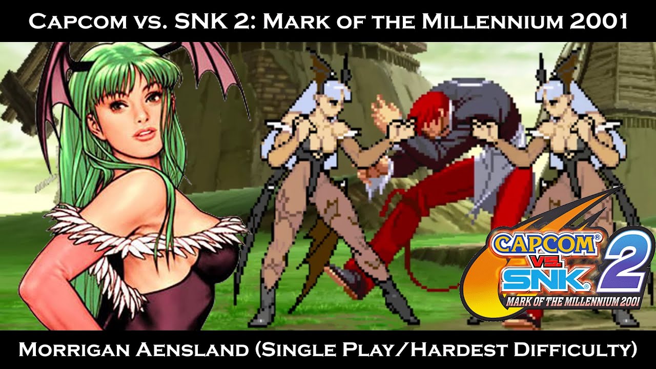 Capcom vs. SNK 2 - Morrigan Aensland (Single Play/Hardest Difficulty)