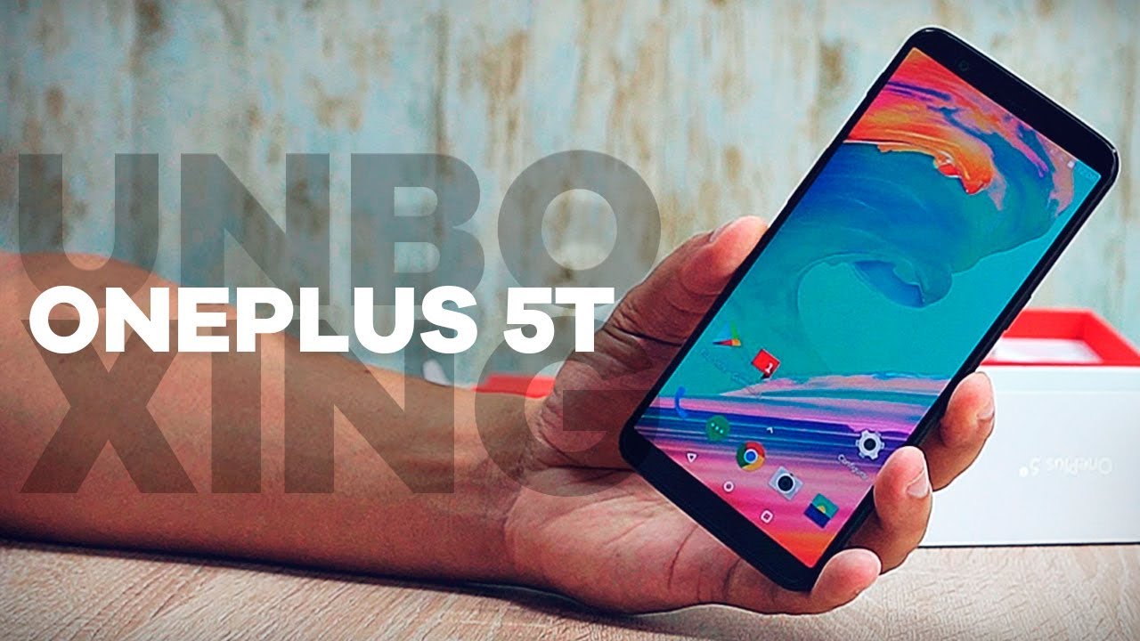 SMARTPHONE MAIS RÁPIDO DO MUNDO ? ONEPLUS 5T/ Unboxing