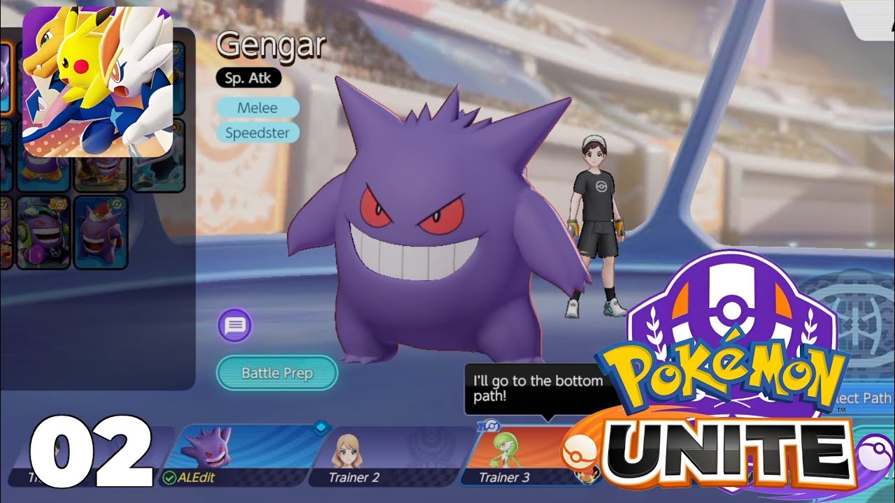 Gengar in Pokémon unite 🔥 || Pokémon unite 02 gameplay 