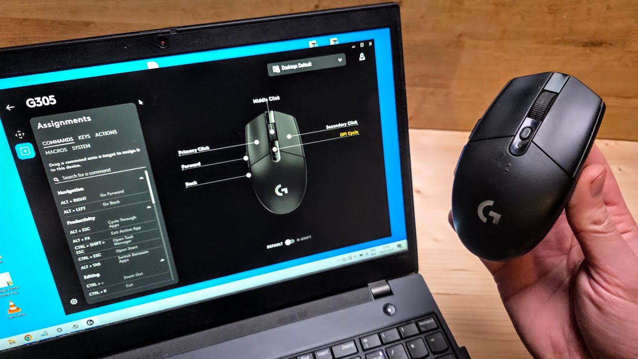 Как подключить беспроводную мышь Logitech G305 к ПК/ноутбуку (Windows и Mac)