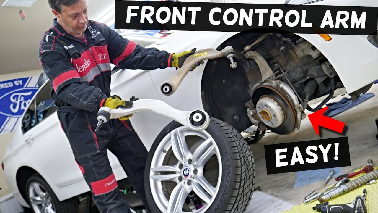 ЗАМЕНА ПЕРЕДНЕГО РЫЧАГА ПОДВЕСКИ BMW F10 F11 5 СЕРИИ 520i 523i 525i 528i 530i 535i 518d 520d 525d...